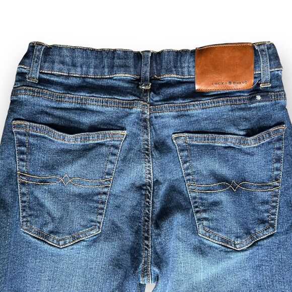 Lucky Brand Jeans Boys Blue Classic Straight Medium Wash Denim Jeans Size 14 - Picture 6 of 11